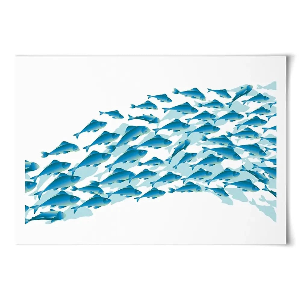 School Of Fish Art Print School Of Fish Art Print wall art product Galyna_P / Shutterstock