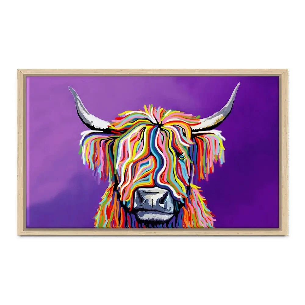 Scottish Coo Canvas Print Scottish Coo Canvas Print wall art product Independent