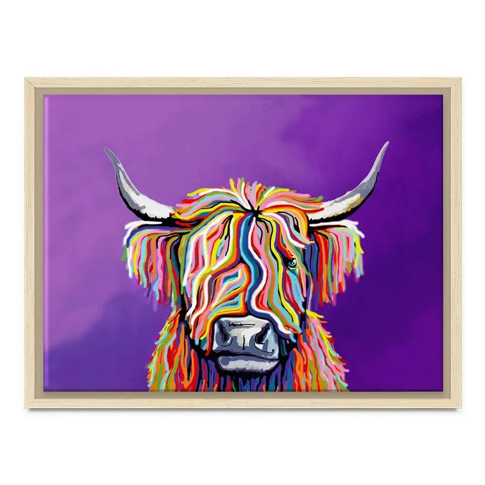 Scottish Coo Canvas Print Scottish Coo Canvas Print wall art product Independent