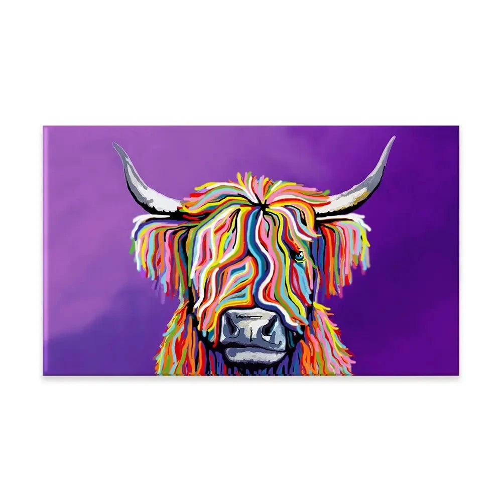 Scottish Coo Canvas Print Scottish Coo Canvas Print wall art product Independent