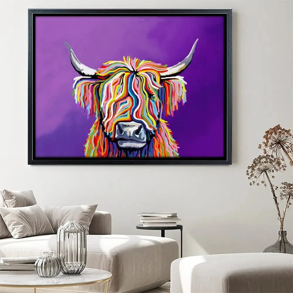 Scottish Coo Canvas Print Scottish Coo Canvas Print wall art product Independent