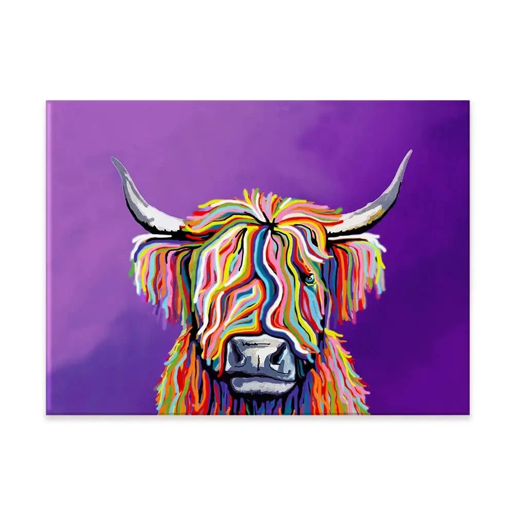 Scottish Coo Canvas Print Scottish Coo Canvas Print wall art product Independent