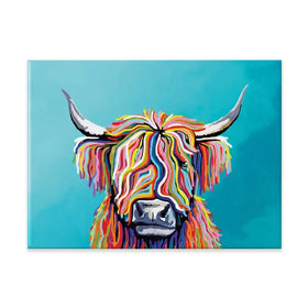 Scottish Cow Canvas Print Scottish Cow Canvas Print wall art product Independent