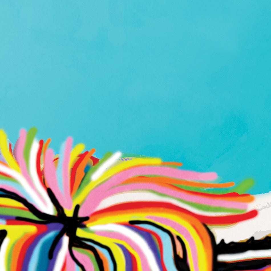 Scottish Cow Square Canvas Print wall art product Independent