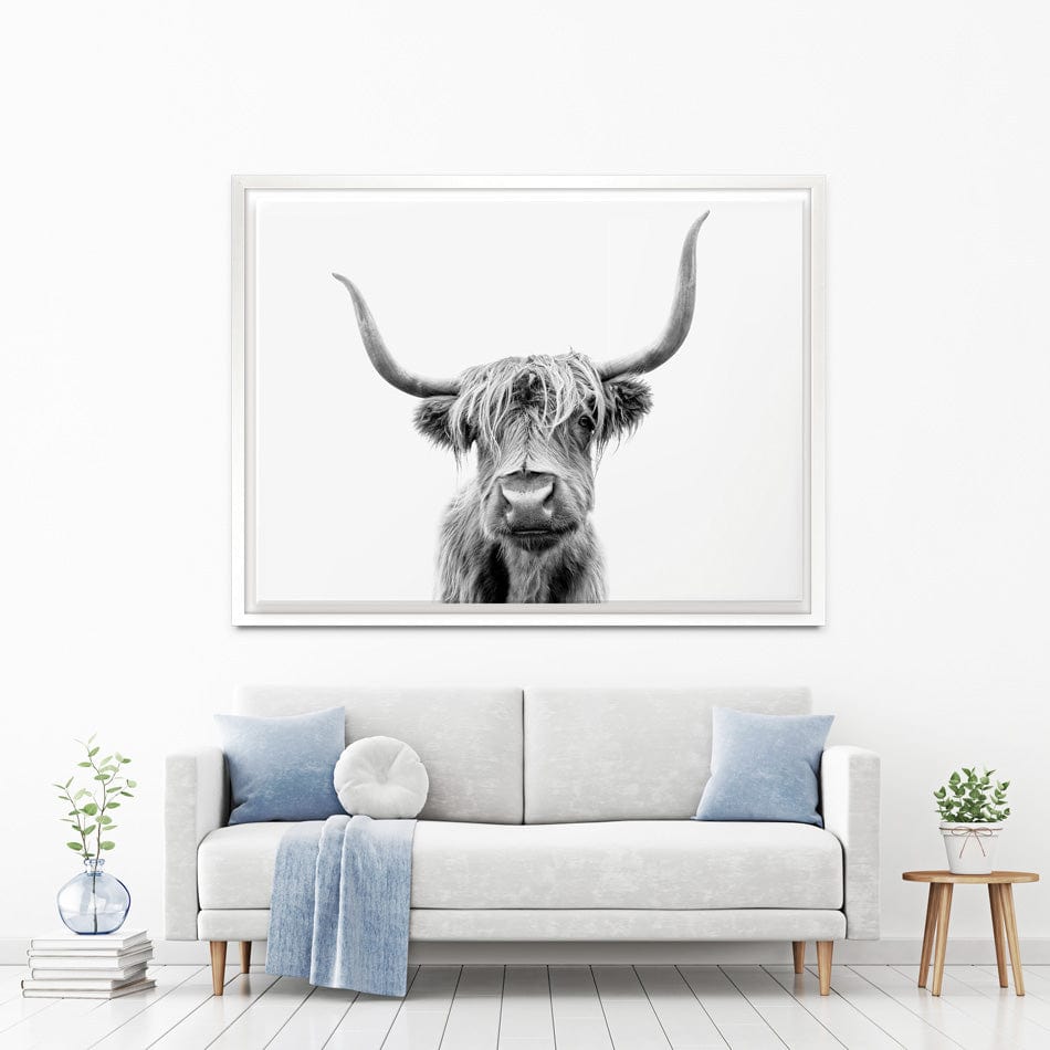 Scottish Highland Cattle Canvas Print wall art product okufner / Shutterstock