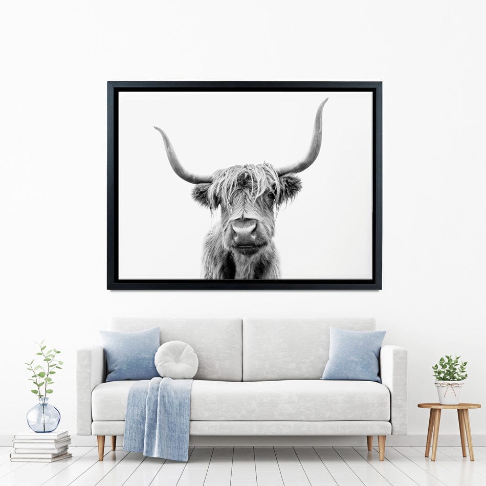 Scottish Highland Cattle Canvas Print wall art product okufner / Shutterstock