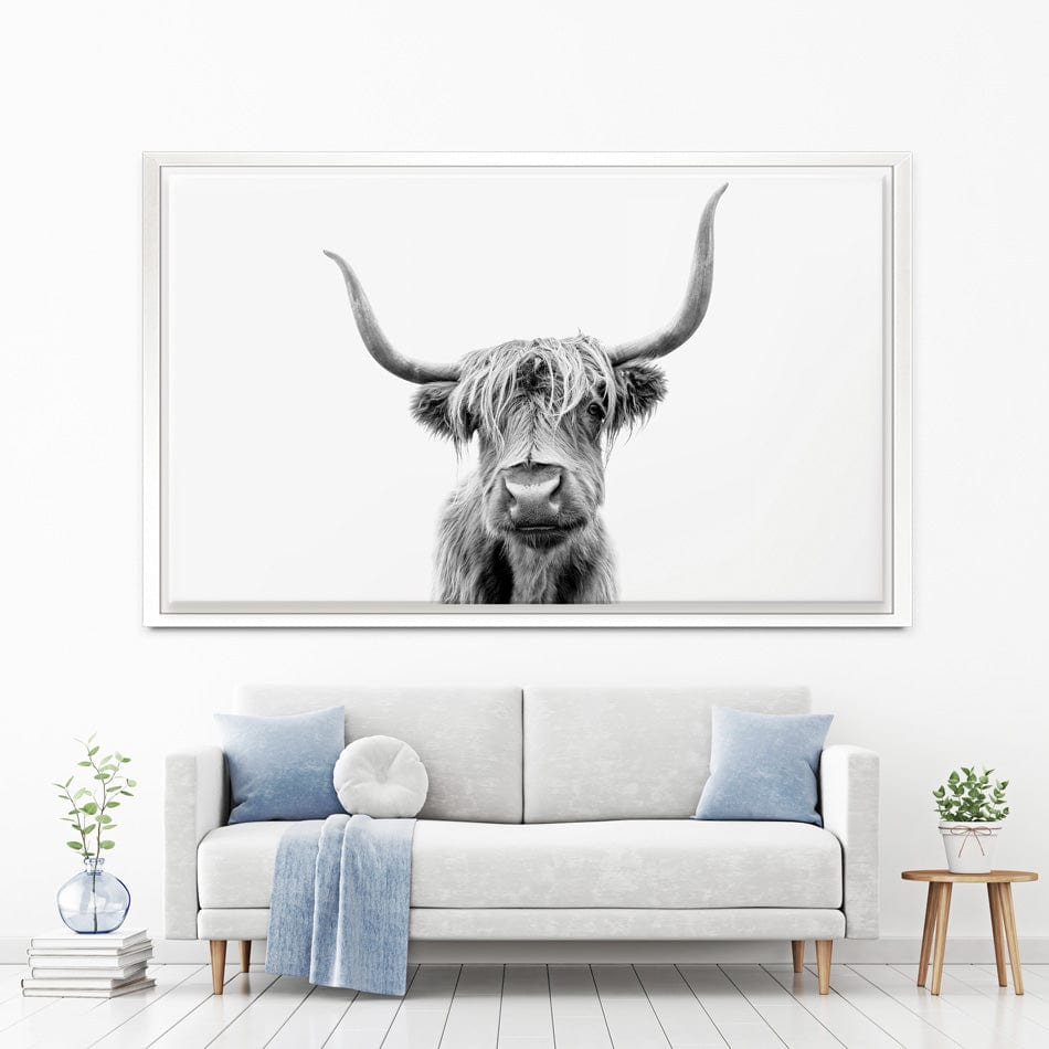 Scottish Highland Cattle Canvas Print wall art product okufner / Shutterstock