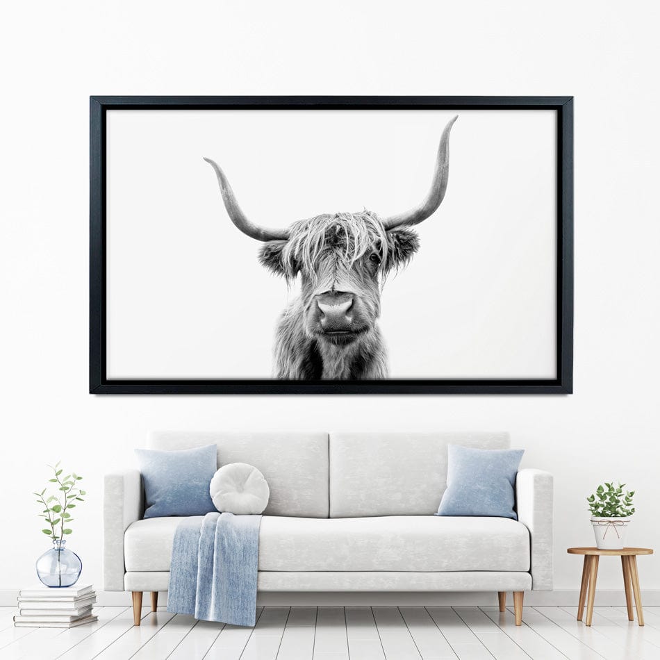 Scottish Highland Cattle Canvas Print wall art product okufner / Shutterstock