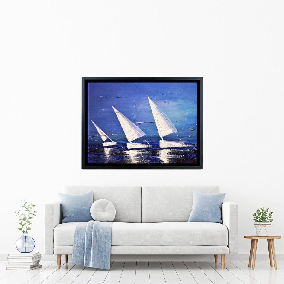 Sea Diamonds Canvas Print wall art product Osnat Tzadok
