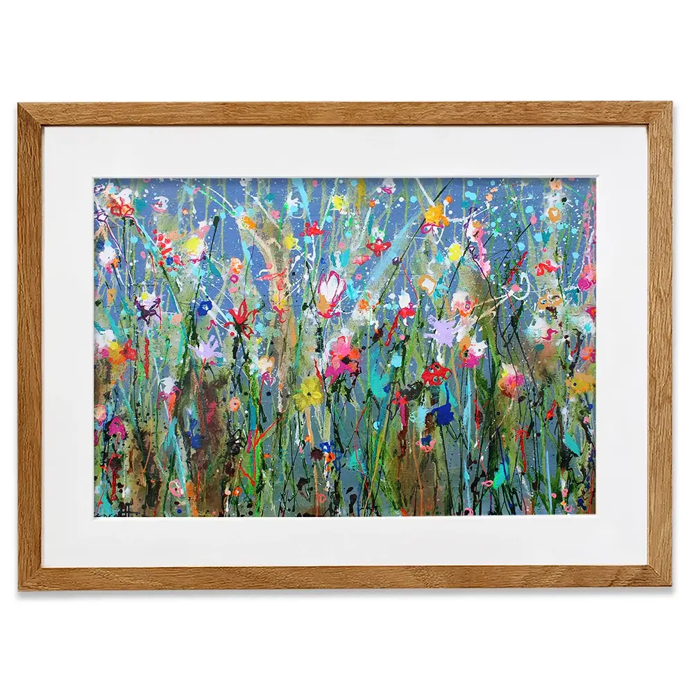 Sea Of Flowers Framed Art Print Sea Of Flowers Framed Art Print wall art product Studio Paint-Ing