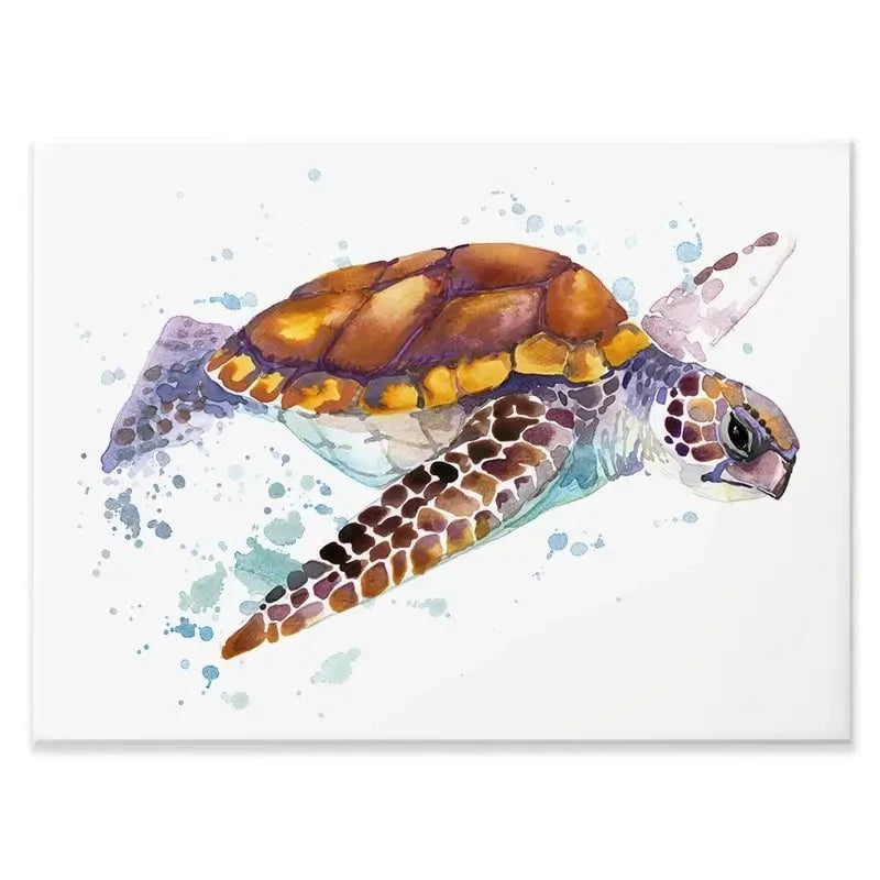 Sea Turtle Canvas Print Sea Turtle Canvas Print wall art product Faenkova Elena / Shutterstock