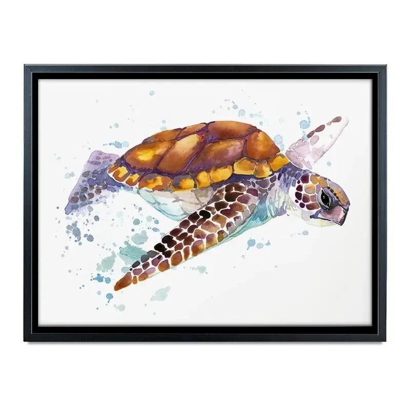 Sea Turtle Canvas Print Sea Turtle Canvas Print wall art product Faenkova Elena / Shutterstock