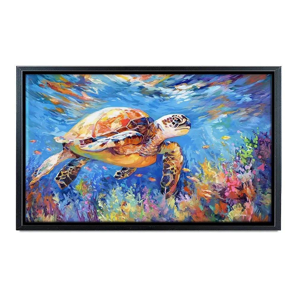 Sea Turtles Adventure Canvas Print Sea Turtles Adventure Canvas Print wall art product Leon Devenice