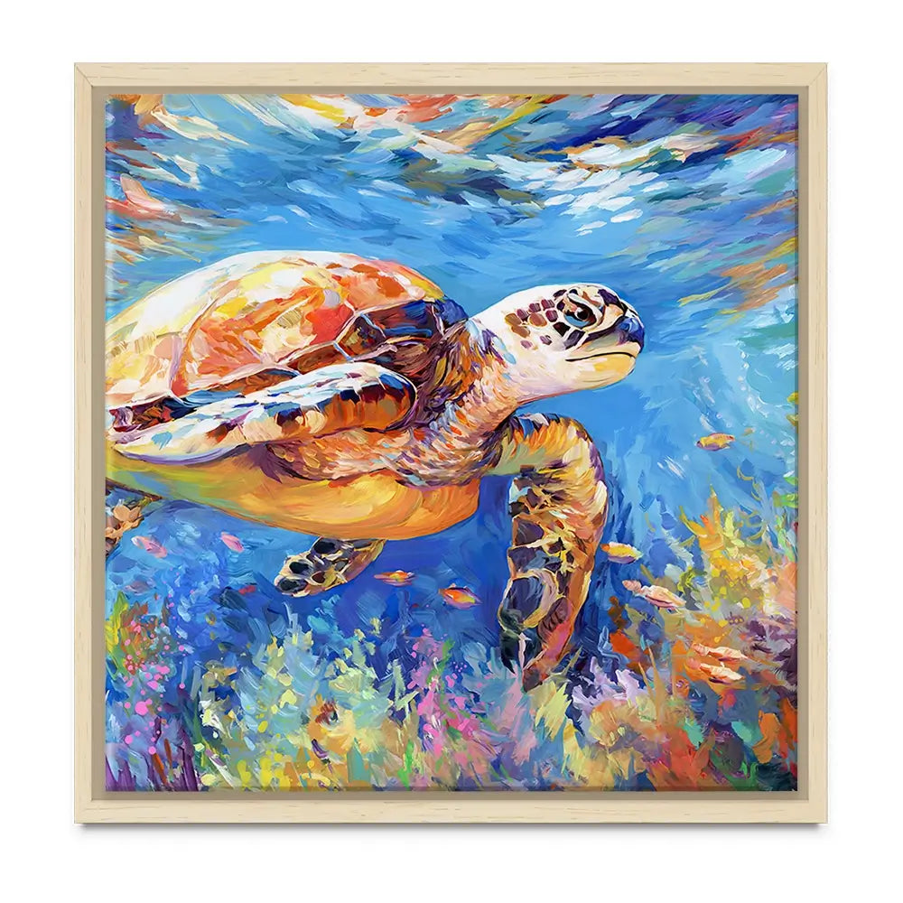 Sea Turtles Adventure Oversized Canvas Print Sea Turtles Adventure Oversized Canvas Print wall art product Art Print Shop