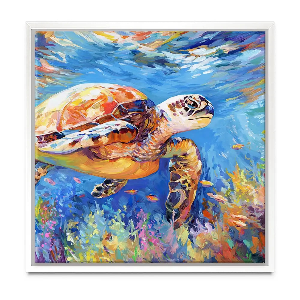 Sea Turtles Adventure Oversized Canvas Print Sea Turtles Adventure Oversized Canvas Print wall art product Art Print Shop