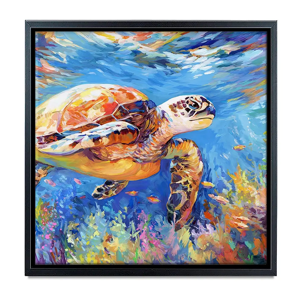 Sea Turtles Adventure Oversized Canvas Print Sea Turtles Adventure Oversized Canvas Print wall art product Art Print Shop