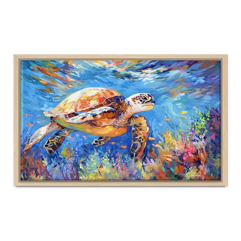 Sea Turtles Adventure Oversized Canvas Print Sea Turtles Adventure Oversized Canvas Print wall art product Art Print Shop