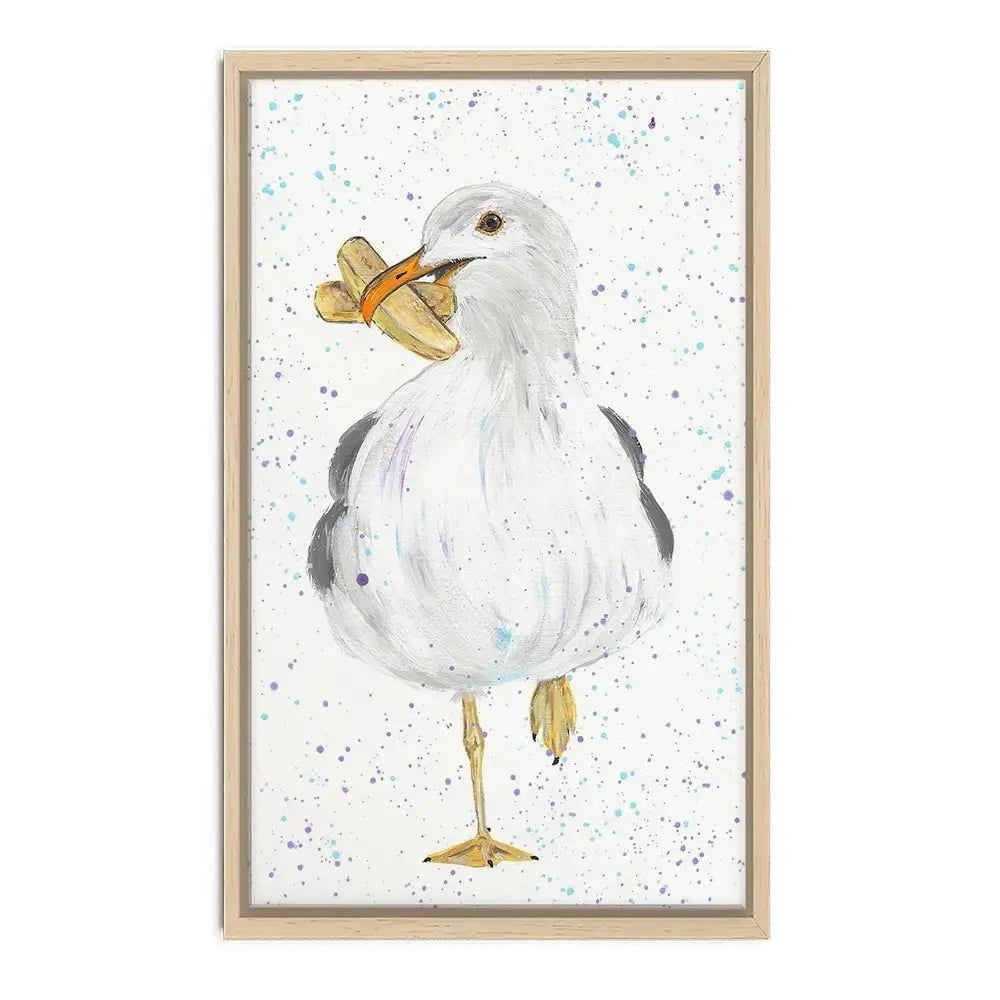 Seagull Spencer Canvas Print Seagull Spencer Canvas Print wall art product Emma LC Art