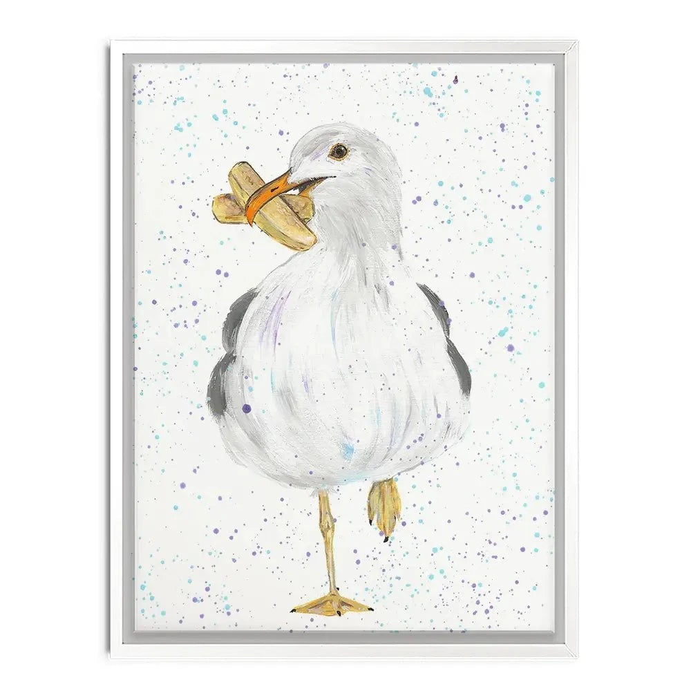 Seagull Spencer Canvas Print Seagull Spencer Canvas Print wall art product Emma LC Art