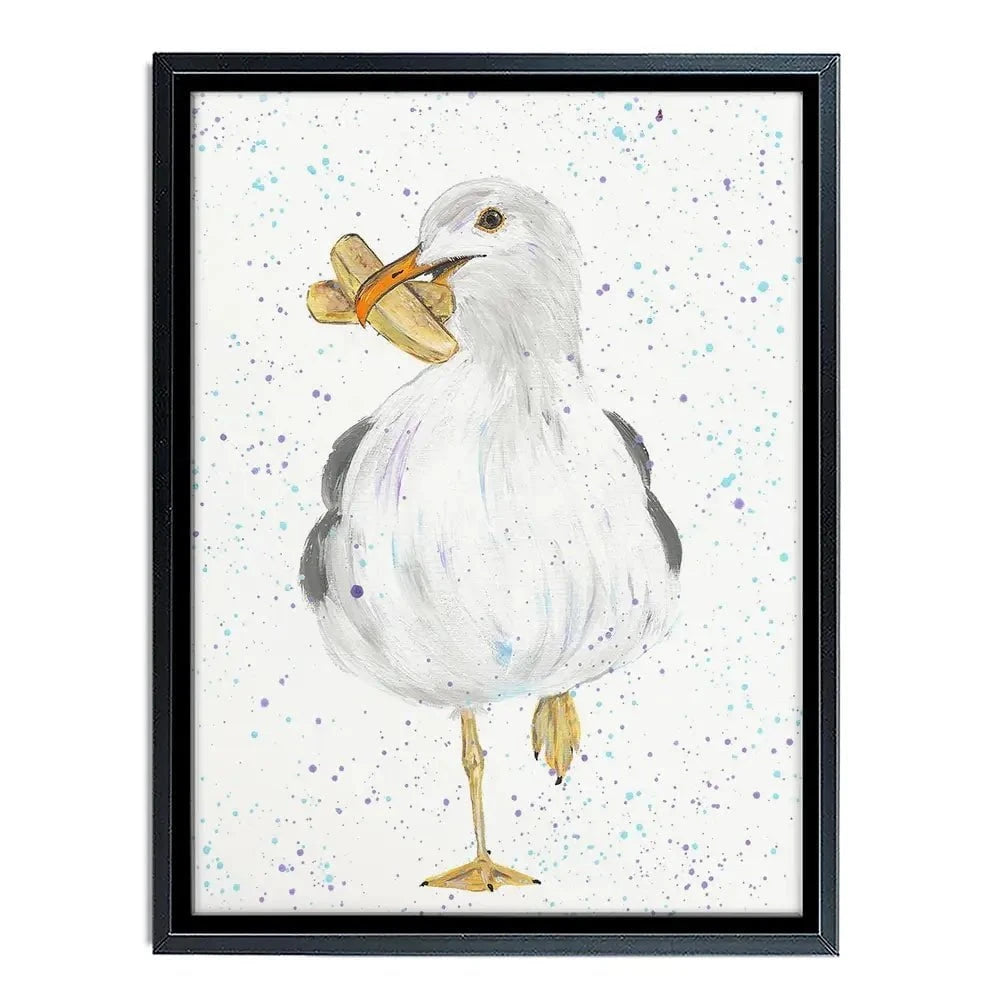 Seagull Spencer Canvas Print Seagull Spencer Canvas Print wall art product Emma LC Art