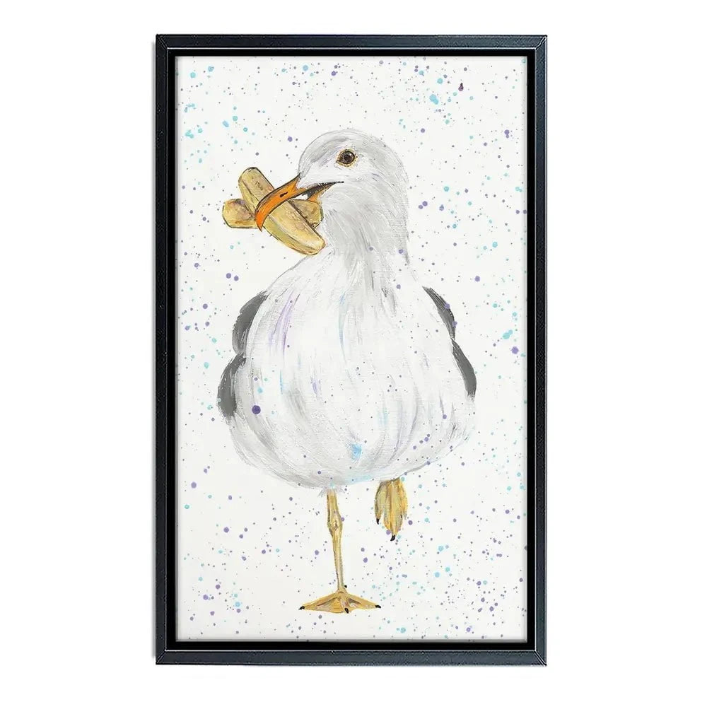 Seagull Spencer Canvas Print Seagull Spencer Canvas Print wall art product Emma LC Art