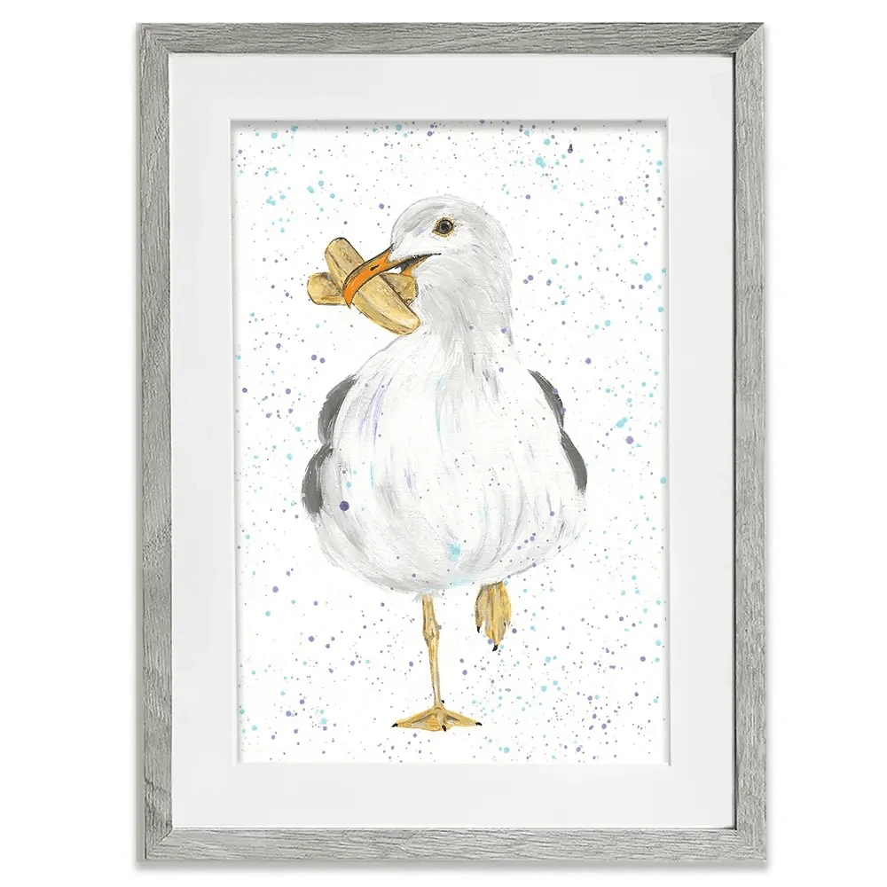 Seagull Spencer Framed Art Print Seagull Spencer Framed Art Print wall art product Emma LC Art