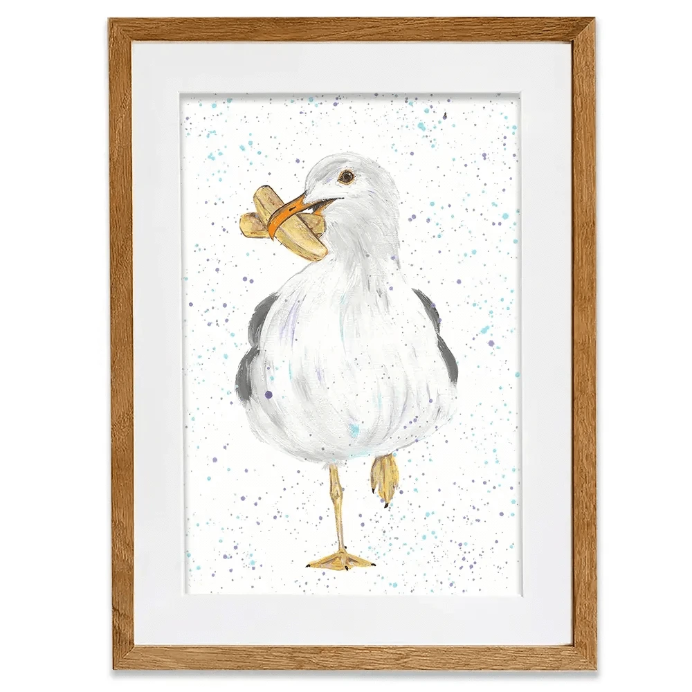 Seagull Spencer Framed Art Print Seagull Spencer Framed Art Print wall art product Emma LC Art