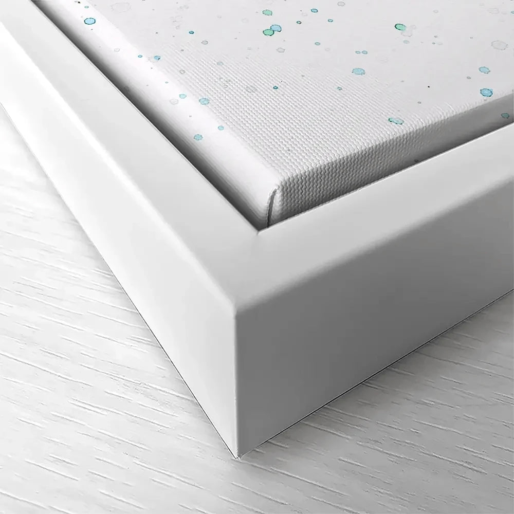 Seahorse Heart Canvas Print Seahorse Heart Canvas Print wall art product Emma LC Art