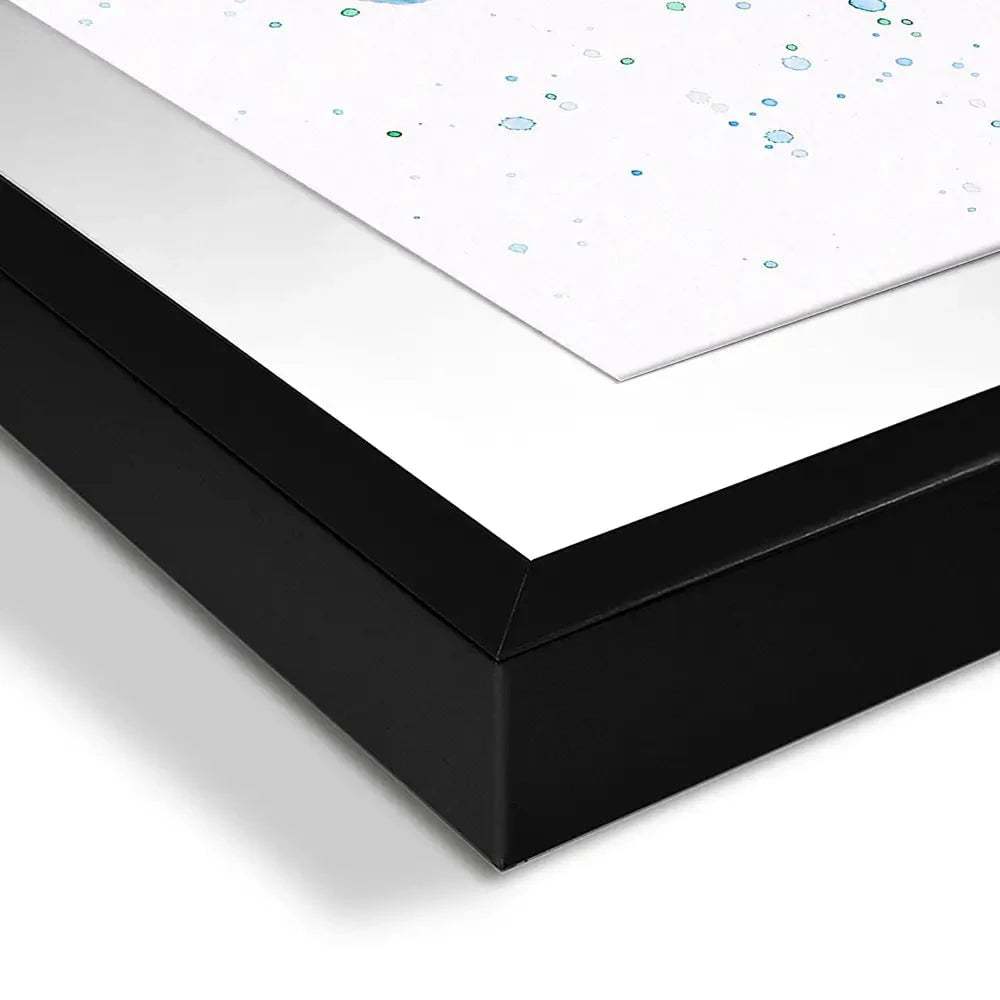 Seahorse Heart Framed Art Print Seahorse Heart Framed Art Print wall art product Emma LC Art