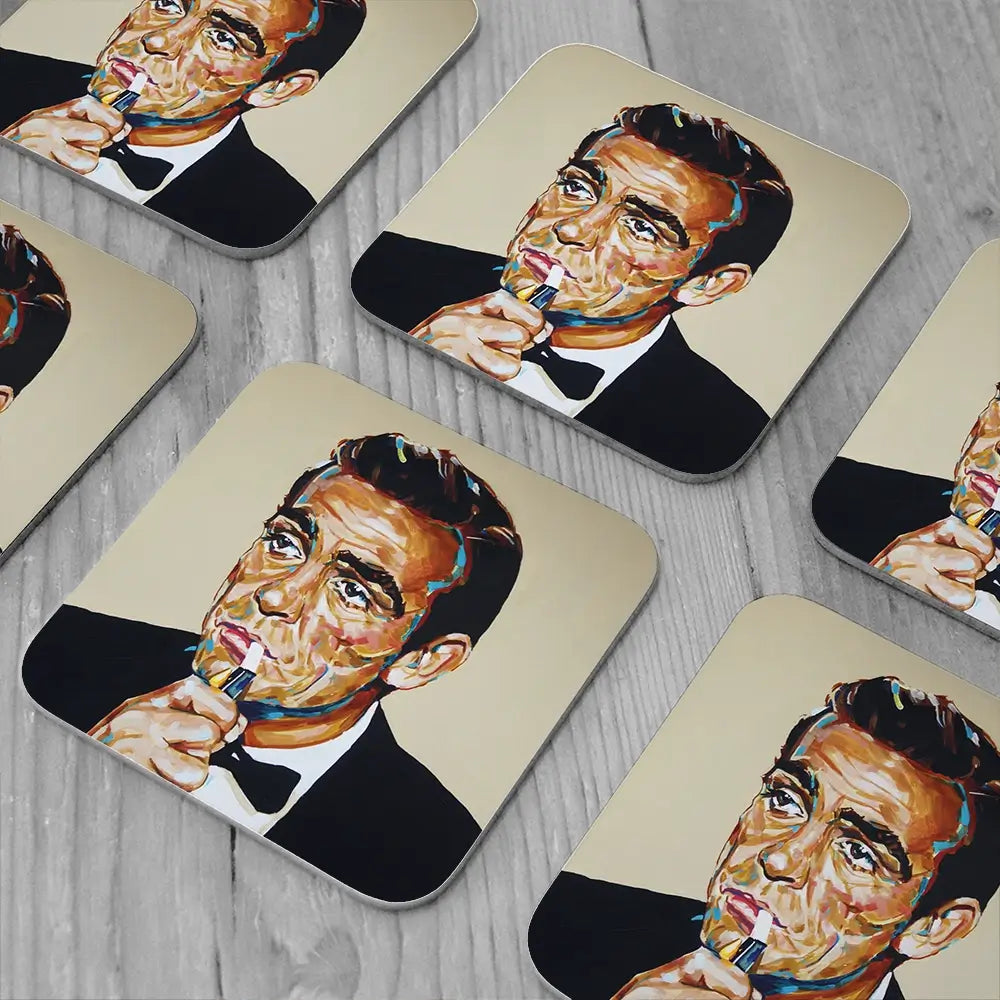 Sean Connery Bond Coaster Set Sean Connery Bond Coaster Set wall art product Juliet Stockton