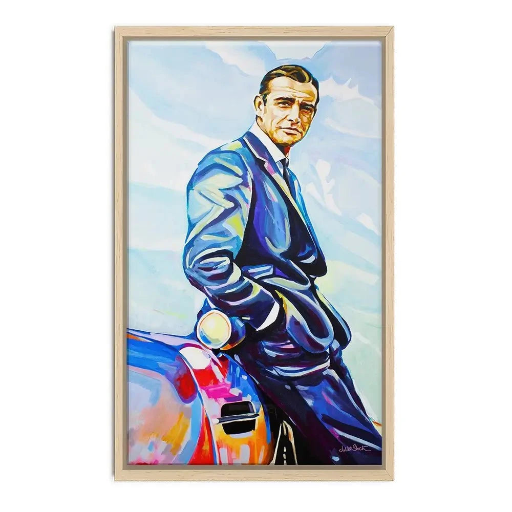Sean Connery Canvas Print Sean Connery Canvas Print wall art product Juliet Stockton