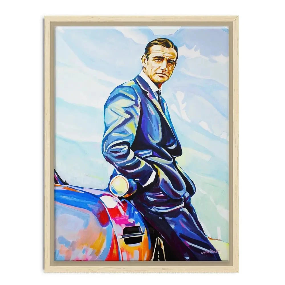 Sean Connery Canvas Print Sean Connery Canvas Print wall art product Juliet Stockton
