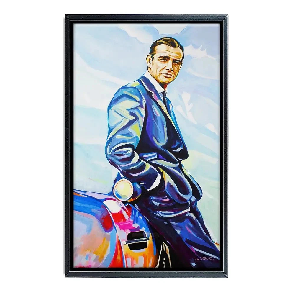 Sean Connery Canvas Print Sean Connery Canvas Print wall art product Juliet Stockton
