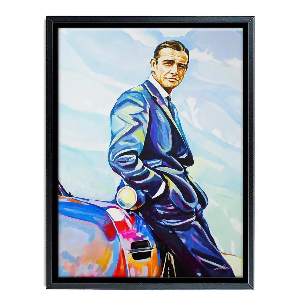 Sean Connery Canvas Print Sean Connery Canvas Print wall art product Juliet Stockton