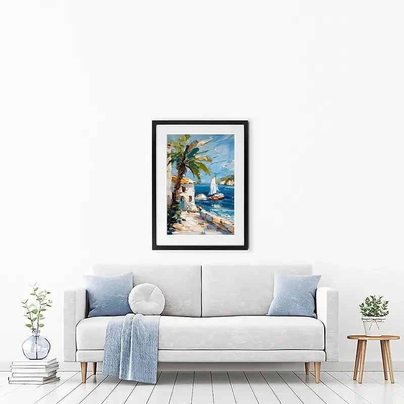 Seascape Beauty Framed Art Print Seascape Beauty Framed Art Print wall art product Elena Avanesova