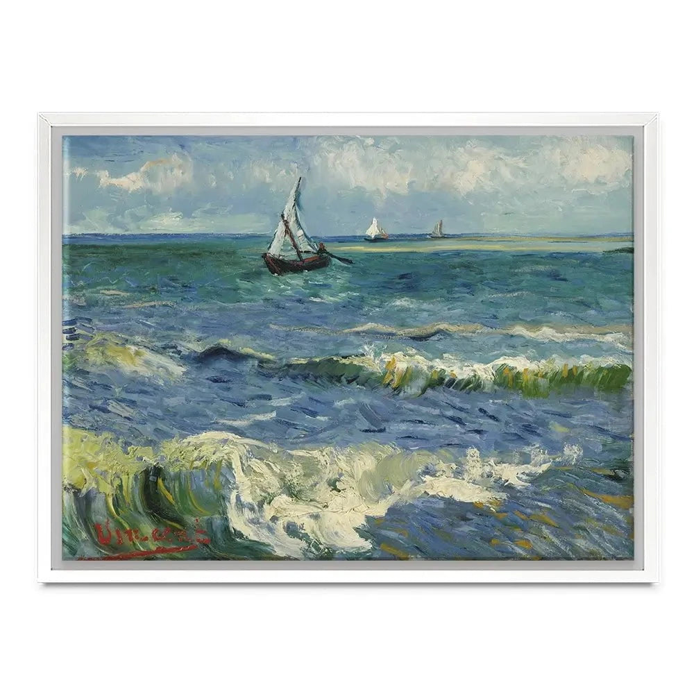 Seascape Near Les Saintes-Maries-De-La-Mer Canvas Print Seascape Near Les Saintes-Maries-De-La-Mer Canvas Print wall art product Vincent Van Gogh