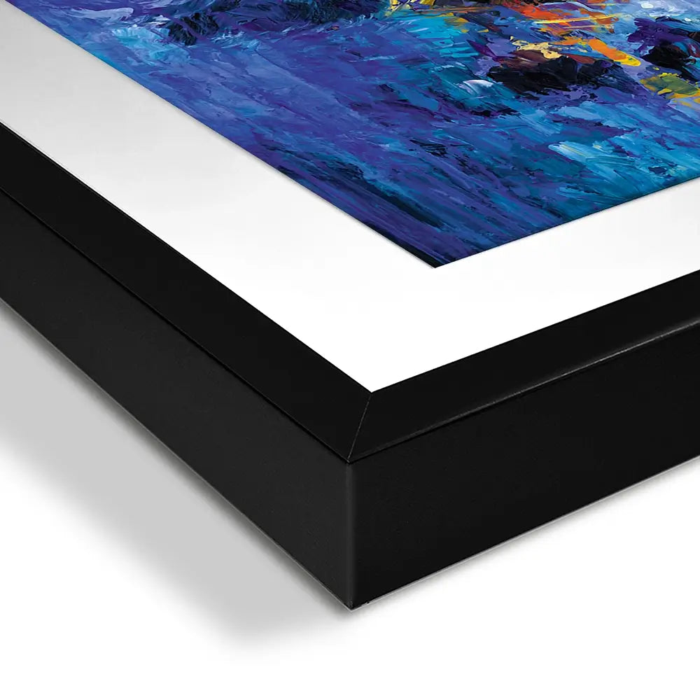 Seascape With Crashing Waves Over Rocky Coast Square Framed Art Print Seascape With Crashing Waves Over Rocky Coast Square Framed Art Print wall art product Leon Devenice