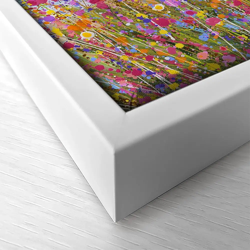 Seaside Bloom Square Canvas Print Seaside Bloom Square Canvas Print wall art product Olga Tkachyk