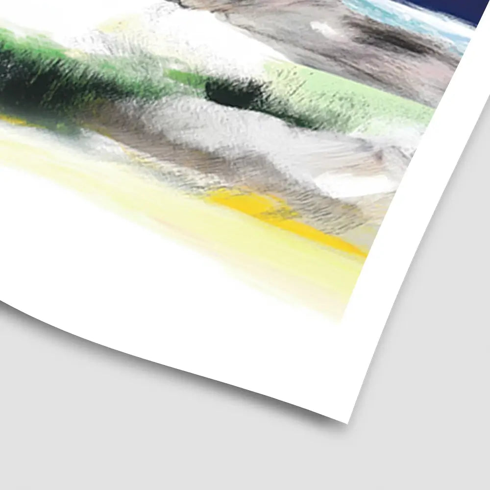 Seaside Green Art Print Seaside Green Art Print wall art product Chromatic Storm Studio