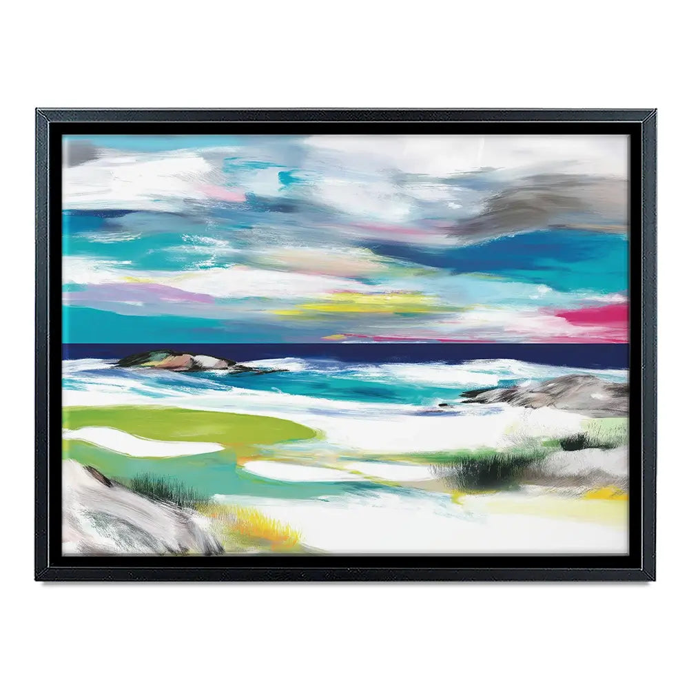 Seaside Green Canvas Print Seaside Green Canvas Print wall art product Chromatic Storm Studio