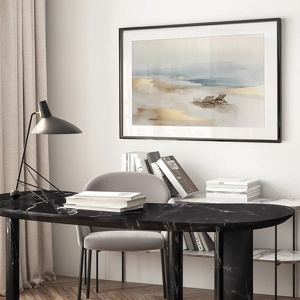 Seaside Interlude Framed Art Print Seaside Interlude Framed Art Print wall art product Svetlana Aleynikova