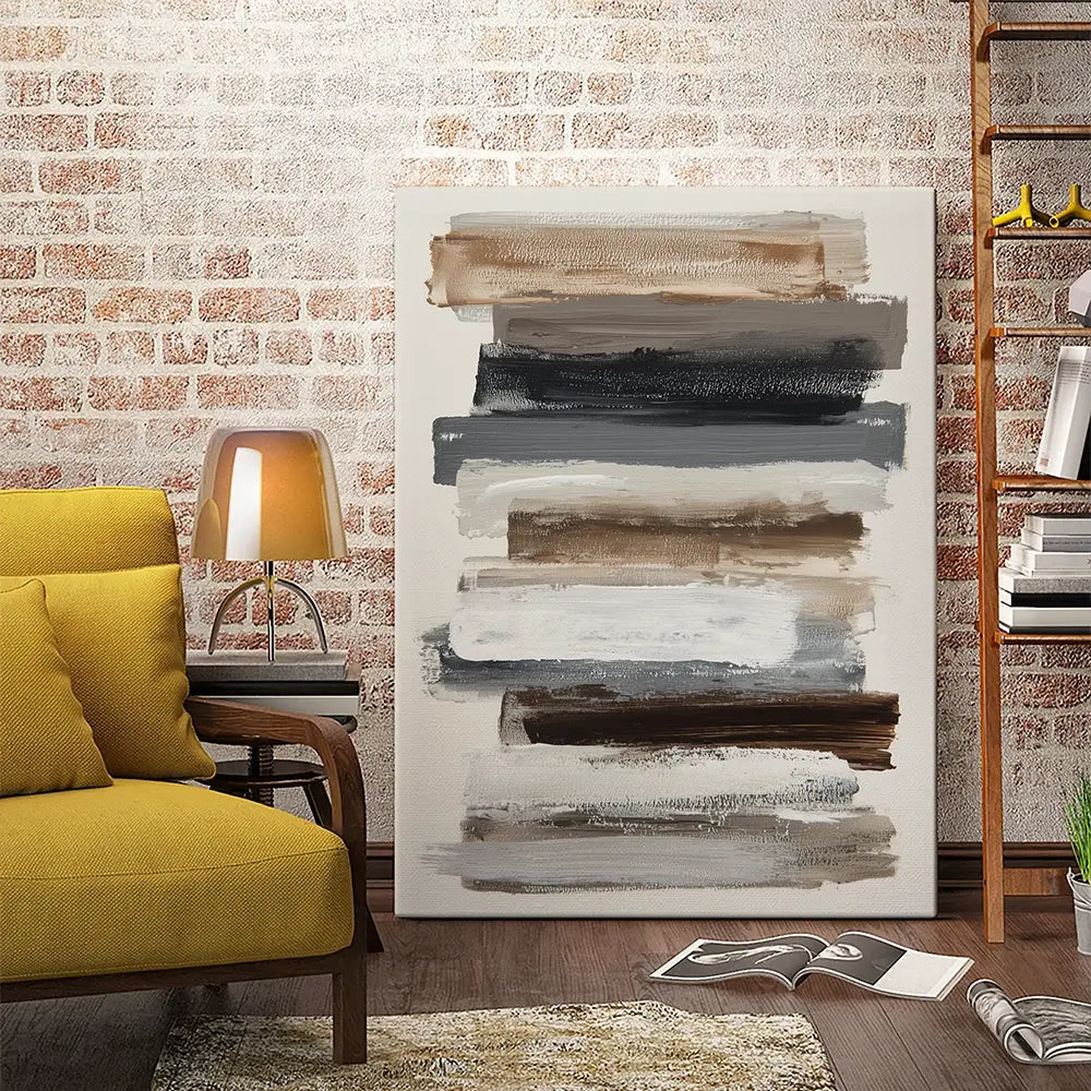 Sediment Lines Canvas Print Sediment Lines Canvas Print wall art product Svetlana Aleynikova