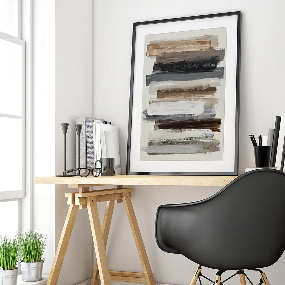 Sediment Lines Framed Art Print Sediment Lines Framed Art Print wall art product Svetlana Aleynikova