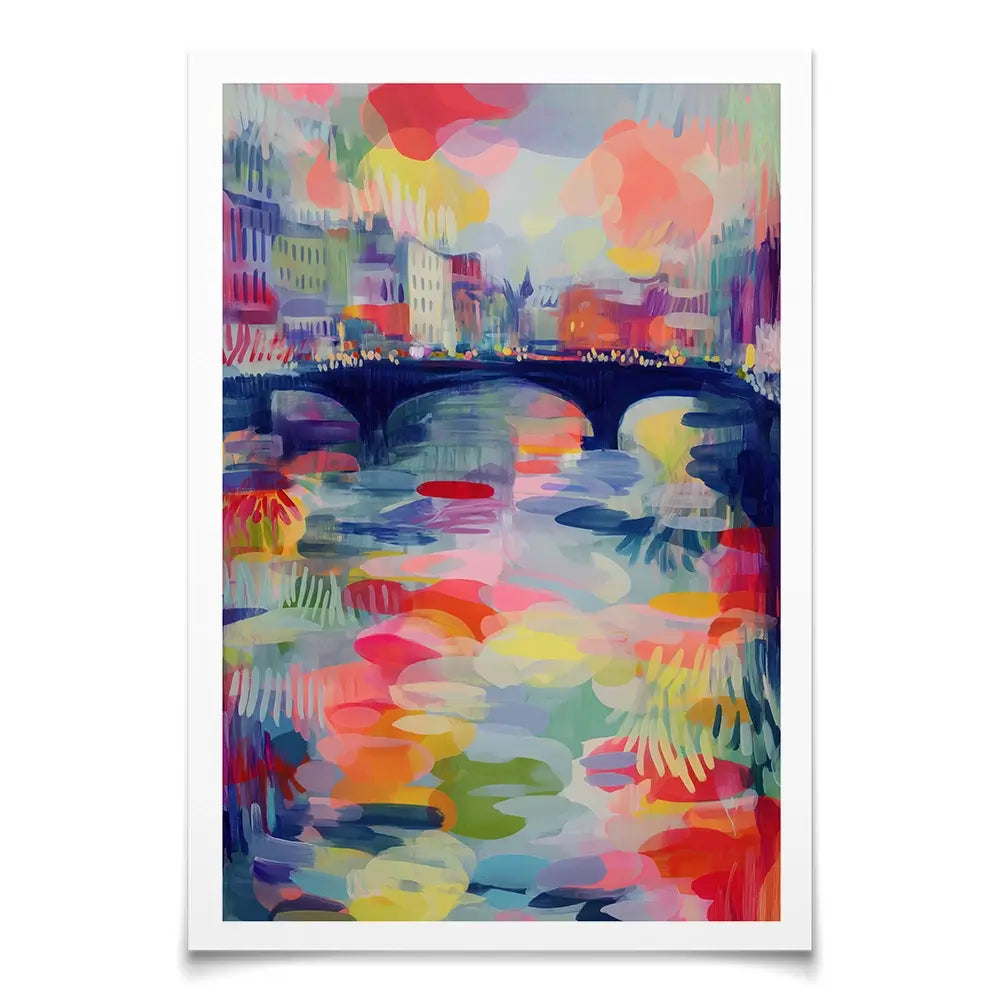 Seine At Dusk Art Print Seine At Dusk Art Print wall art product Chromatic Storm Studio