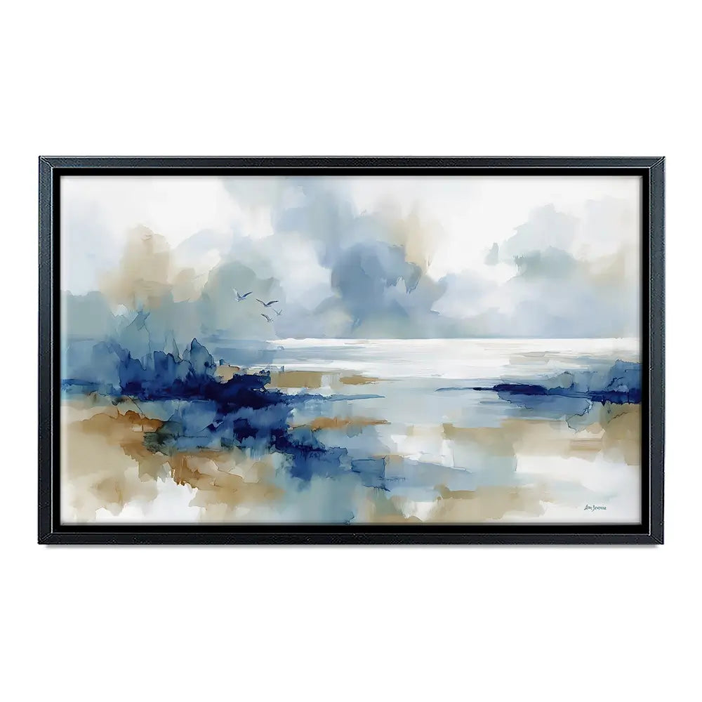 Serene Coastal View Canvas Print Serene Coastal View Canvas Print wall art product Leon Devenice