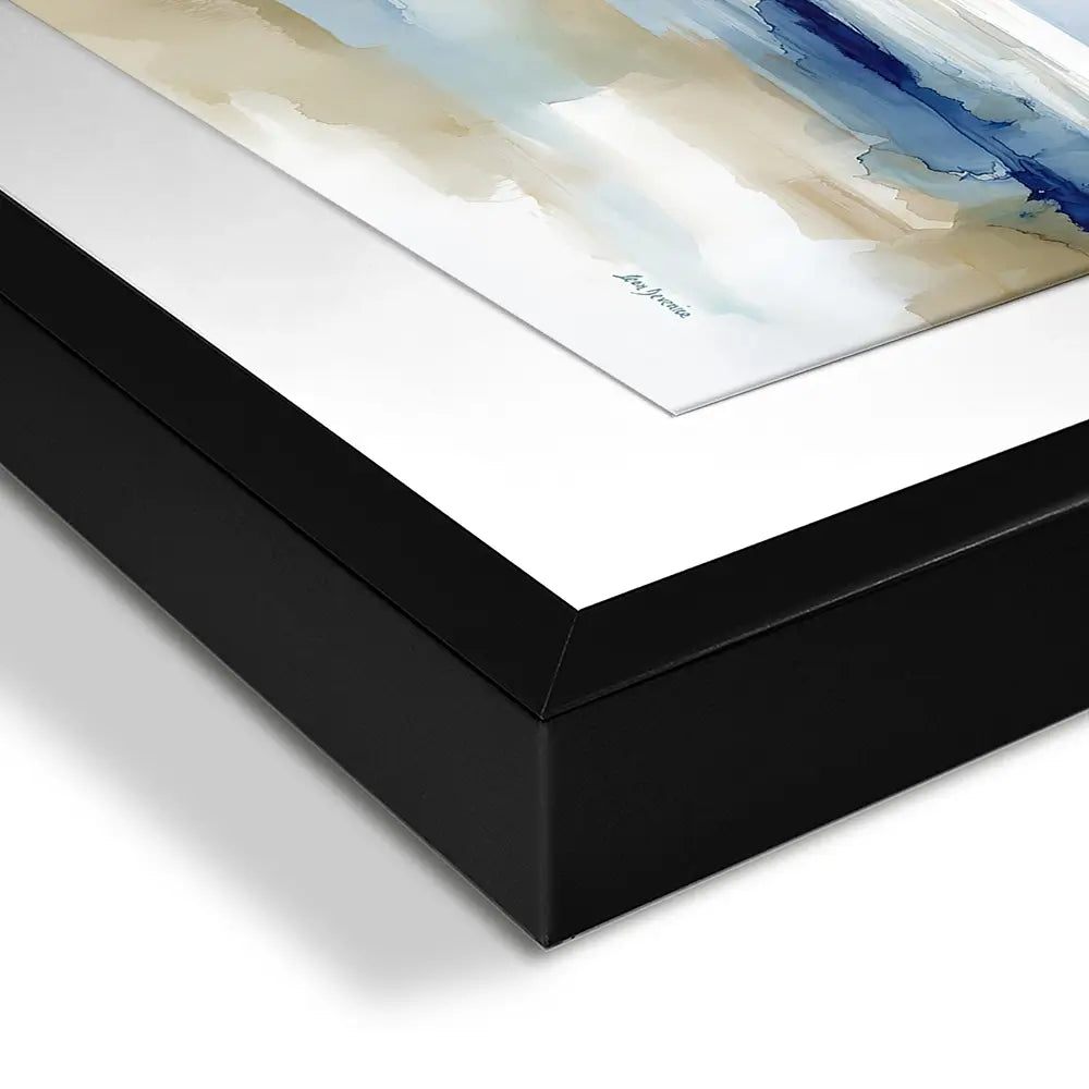 Serene Coastal View Framed Art Print Serene Coastal View Framed Art Print wall art product Leon Devenice