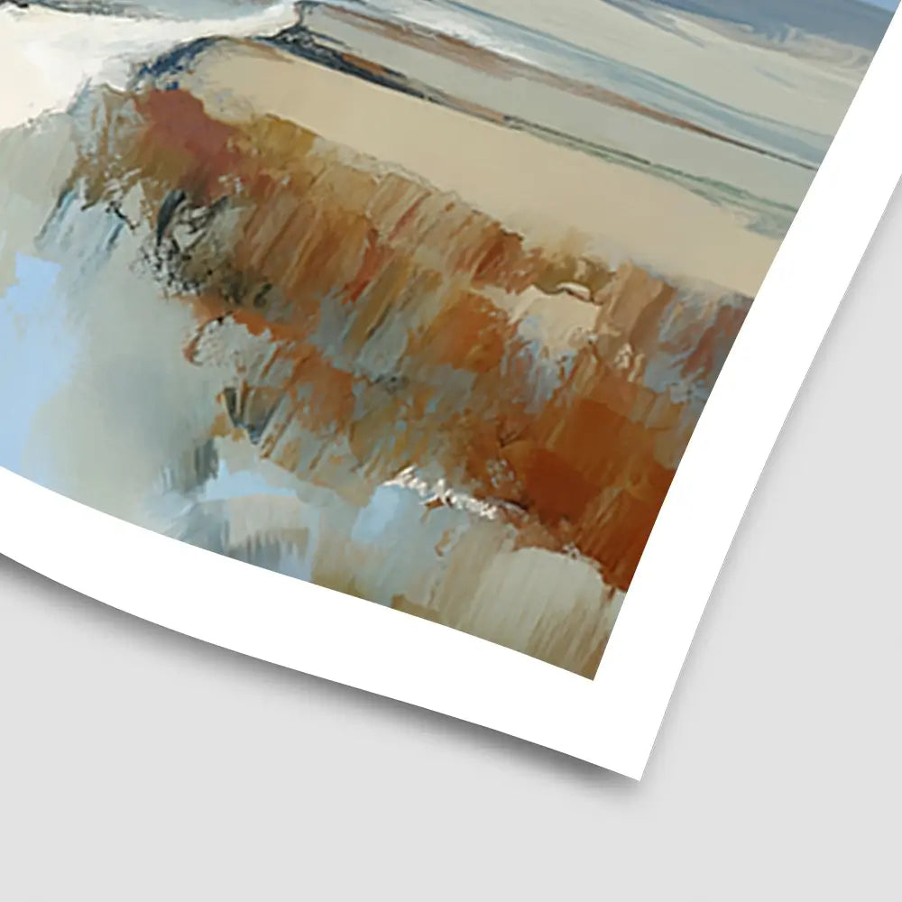 Serene Distant Hills Art Print Serene Distant Hills Art Print wall art product Leon Devenice
