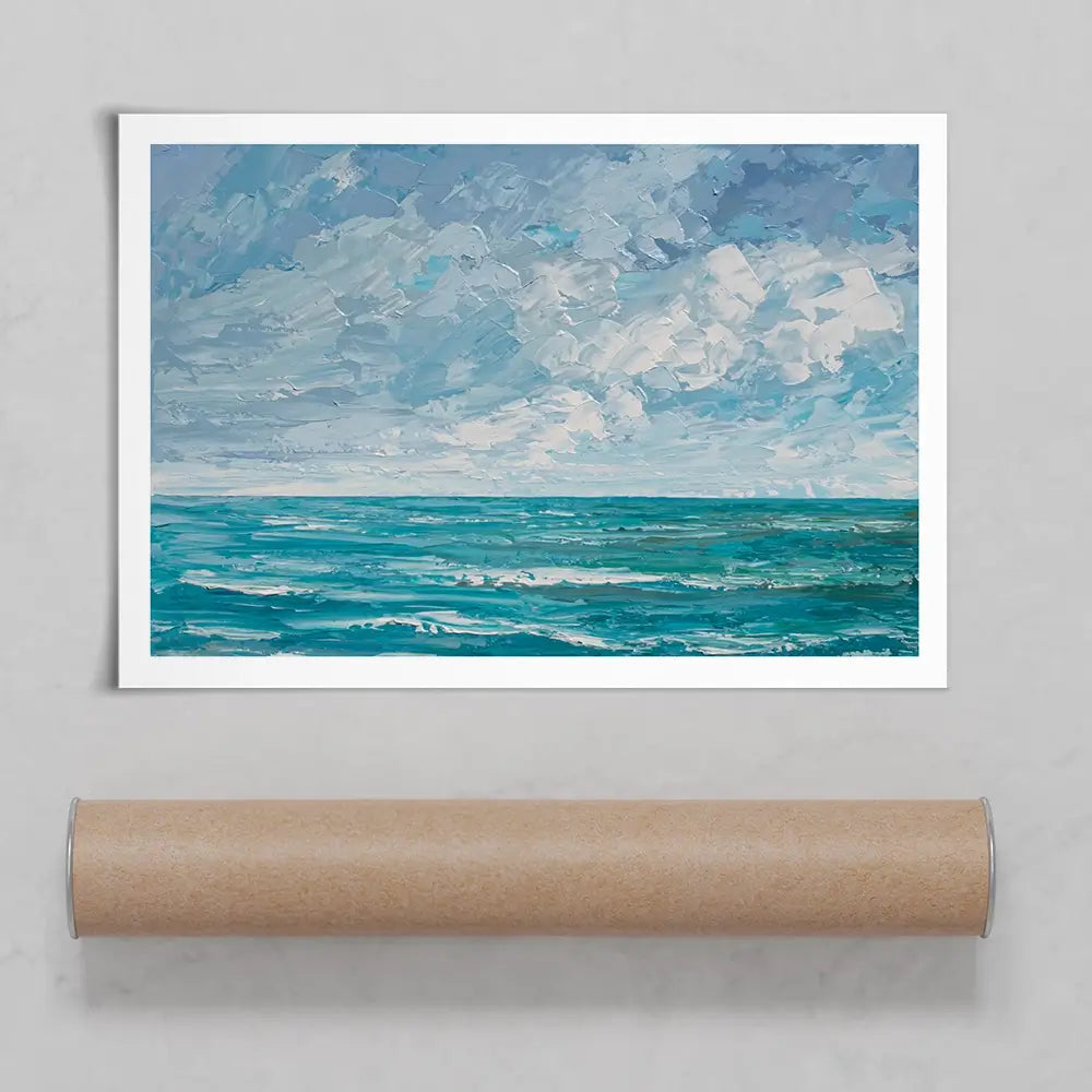 Serene Ocean Art Print Serene Ocean Art Print wall art product Olga Tkachyk