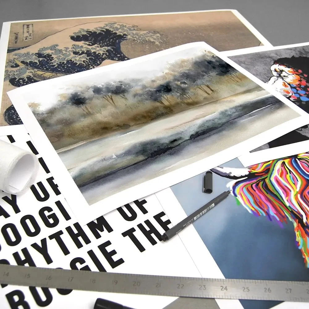 Serene River Art Print Serene River Art Print wall art product Carol Robinson