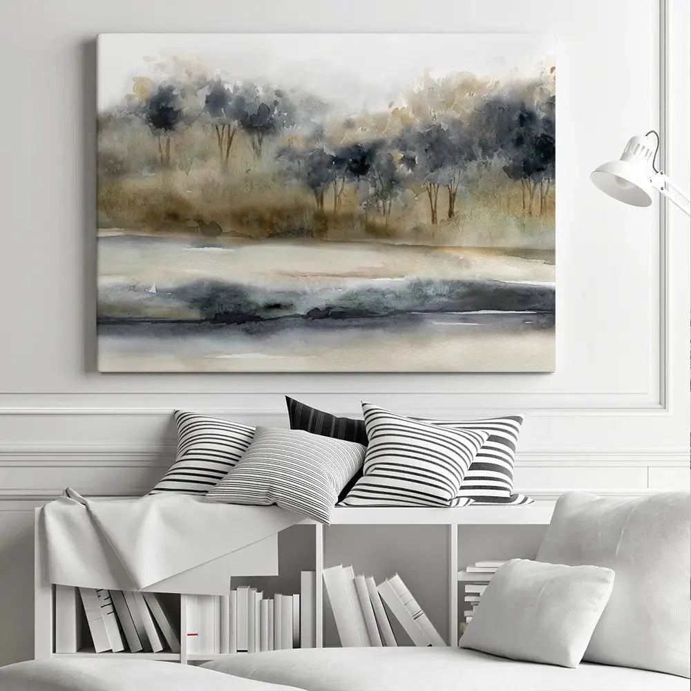 Serene River Canvas Print Serene River Canvas Print wall art product Carol Robinson